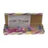 Party - 12 x Lote de 600 pulseras elásticas + ganchos + clips S - para la pulsera Loom - 100% compatible con Rainbow Loom, Cra-Z