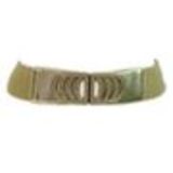 ALEXANDRINE elastic 6cm large belt Golden - 9179-26988