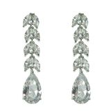 Boucles d'oreilles pendantes cristal de zirconium DONOSA