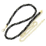 Cinturón de cadenas para mujer, Strass, ajustable, NOELLA