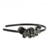 Serre tête papillon à strass AMYNATA Noir - 7034-31875