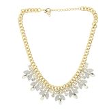 Collier femme, Coeur en strass, XS-2259