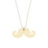 Sautoir acrylique moustache, 2093 TAUPE Saumon - 5469-32705