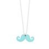 Collier acrylique moustache, 2093 Blue - 5469-32707
