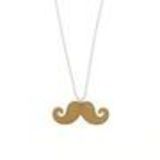 Collier acrylique moustache, 2093 Taupe - 5469-32710