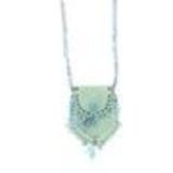 Sautoir sac et perles LAURE-SOPHIE Vert - 10101-34930