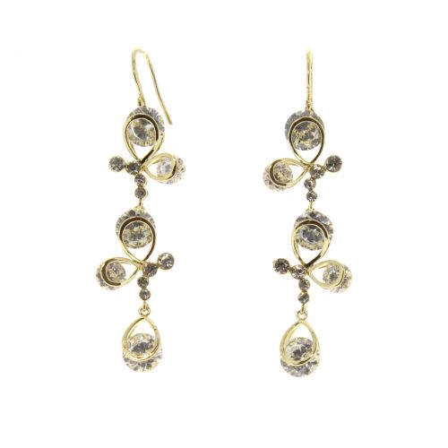 Boucles d'oreilles cristal Zirconium RIHAME