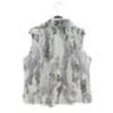 Top sans manches plissés, 8155 Orange Grau meliert - 10345-38547