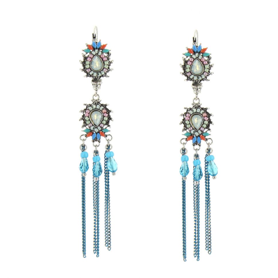 Boucles d'oreilles Erna Bleu - 10630-40634