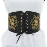 Stretch Corsetto Ricamata Cintura, KELIA