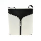Pailletten Ledertasche Lilia