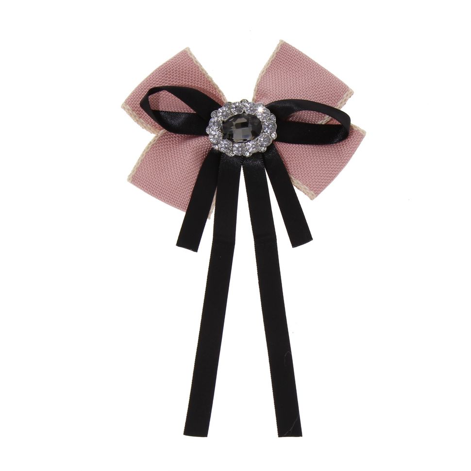 Strass Kristall Dangle Hochzeit Fliege Frauen Band Pre Tied Krawatte Brosche Pin Clip TALY