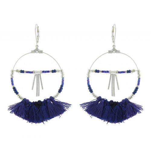 Tassel hanging dangle earring, SHERYL