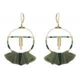 Tassel hanging dangle earring, SHERYL