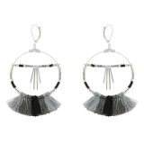 Boucles d'oreilles pendantes à franges, SHERYL