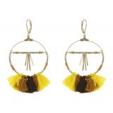 Boucles d'oreilles pendantes à franges, SHERYL