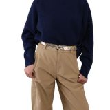 Cinturón de 2 cm cuero italiano genuino para las mujeres, LINDA