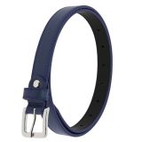 Cinturón de 2 cm cuero italiano genuino para las mujeres, LINDA