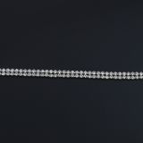 Woman's Lady Fashion Metal Chain Style Belt with strass, body chain jewel, ENEA