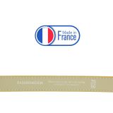 Cinturón de 2 cm cuero italiano genuino para las mujeres, LINDA