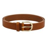 Damengürtel aus pflanzlich gegerbtem Vollnarbenleder, 3 cm breiter Damengürtel, Gürtel für Jeans, Hosen, RIVOLI