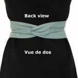 Ceinture femme Obi Cuir d'Italie, fabriqué en France, CASSIANE