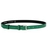 Cinturón de 2 cm cuero italiano genuino para las mujeres, LINDA