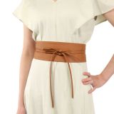 Damen Obi Gürtel aus echtem Leder, CASSIANE
