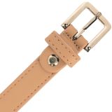 2 cm Gürtel echtes italienisches Leder für damen, LINDA