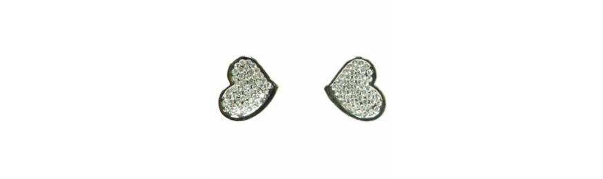 Boucles d'oreilles rhodiés Boucles d'oreilles rhodiés